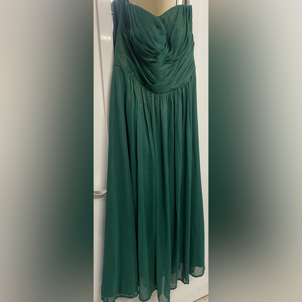 Green bridesmaid dress